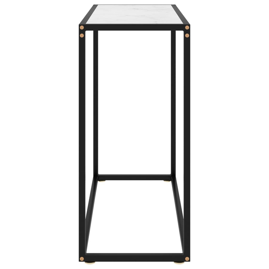 Wandtafel 80x35x75 cm gehard glas wit 1 80 x 35 x 75 cm Wit