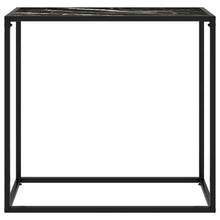 Wandtafel 80x35x75 cm gehard glas zwart 80 x 35 x 75 cm Zonder pootjes
