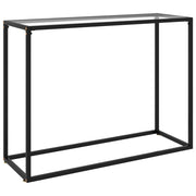 Wandtafel 100x35x75 cm glas staal