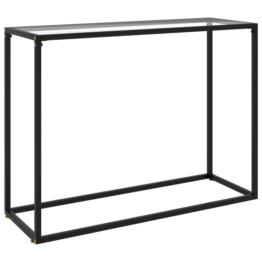 Wandtafel Gehard Glas Transparant Doorzichtig 100 x 35 x 75 cm Zonder pootjes