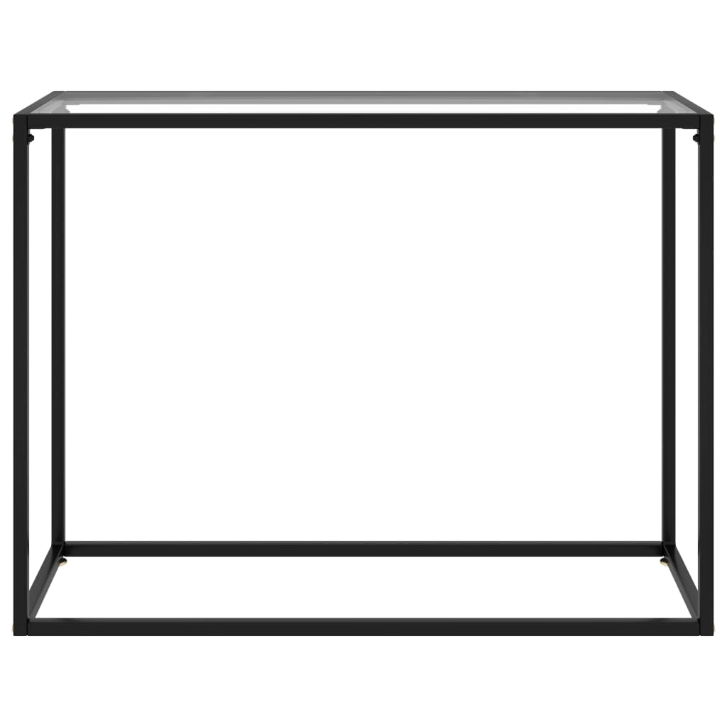 Wandtafel Gehard Glas Transparant Doorzichtig 100 x 35 x 75 cm Zonder pootjes
