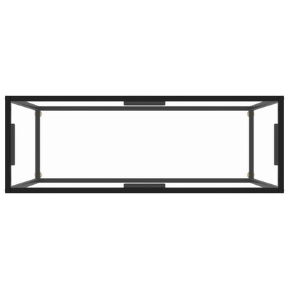 Wandtafel Gehard Glas Transparant Doorzichtig 100 x 35 x 75 cm Zonder pootjes