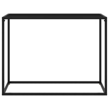 Wandtafel 100x35x75 cm gehard glas zwart 100 x 35 x 75 cm Zonder pootjes