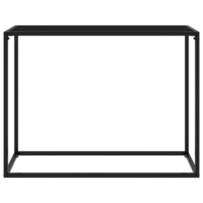 Wandtafel 100x35x75 cm gehard glas zwart 100 x 35 x 75 cm Zonder pootjes