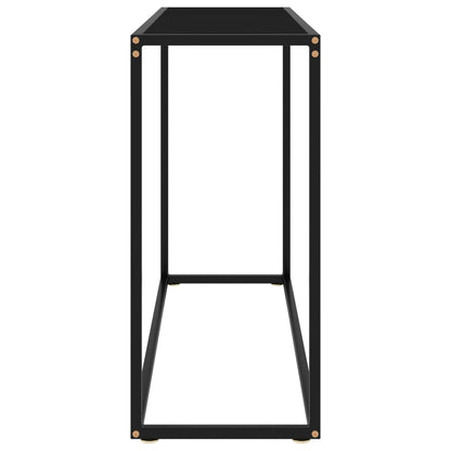 Wandtafel 100x35x75 cm gehard glas zwart 100 x 35 x 75 cm Zonder pootjes