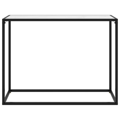 Wandtafel 100x35x75 cm gehard glas wit 100 x 35 x 75 cm Zonder pootjes