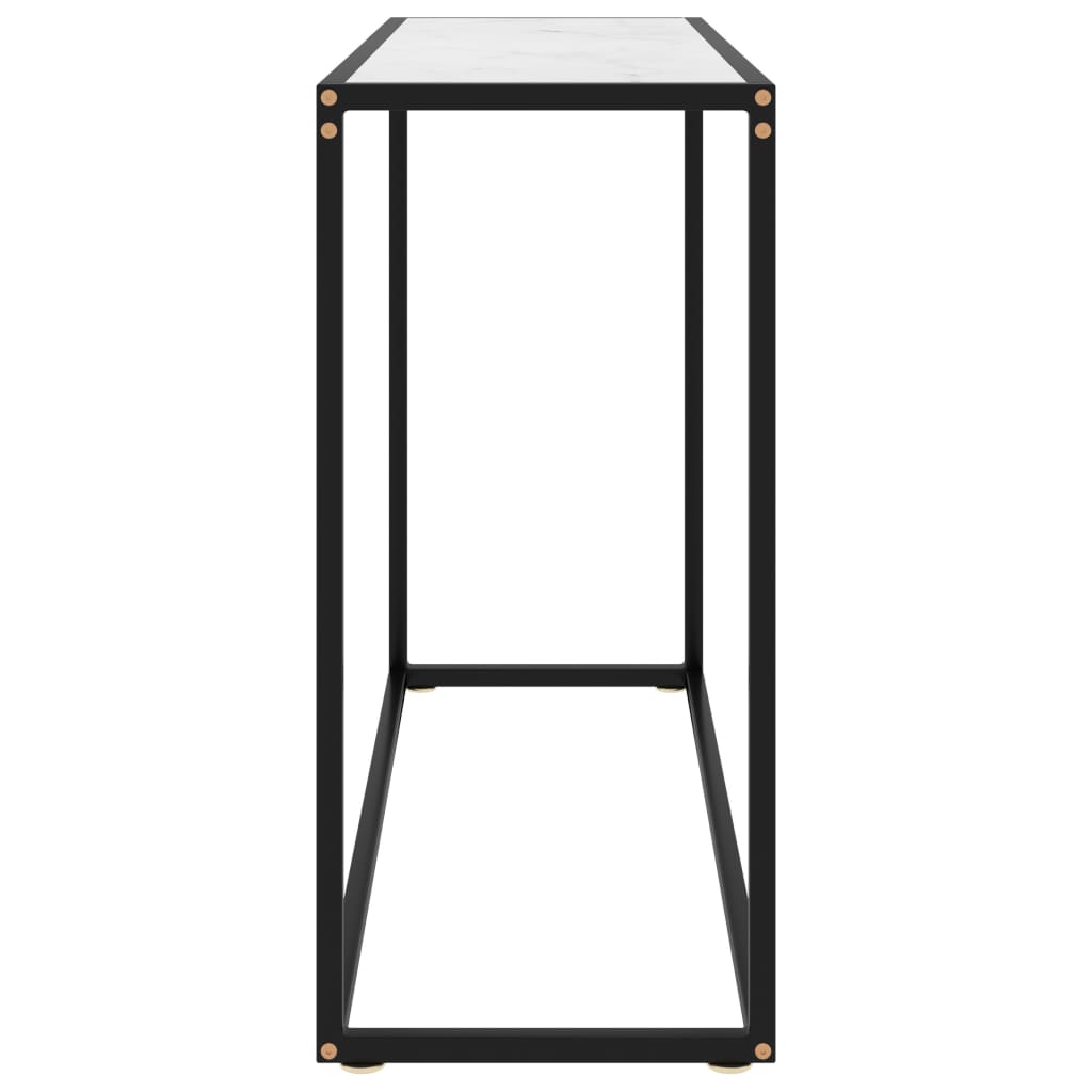 Wandtafel 100x35x75 cm gehard glas wit 100 x 35 x 75 cm Zonder pootjes