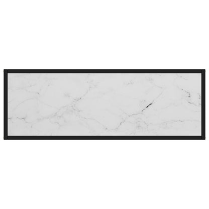Wandtafel 100x35x75 cm gehard glas wit 100 x 35 x 75 cm Zonder pootjes