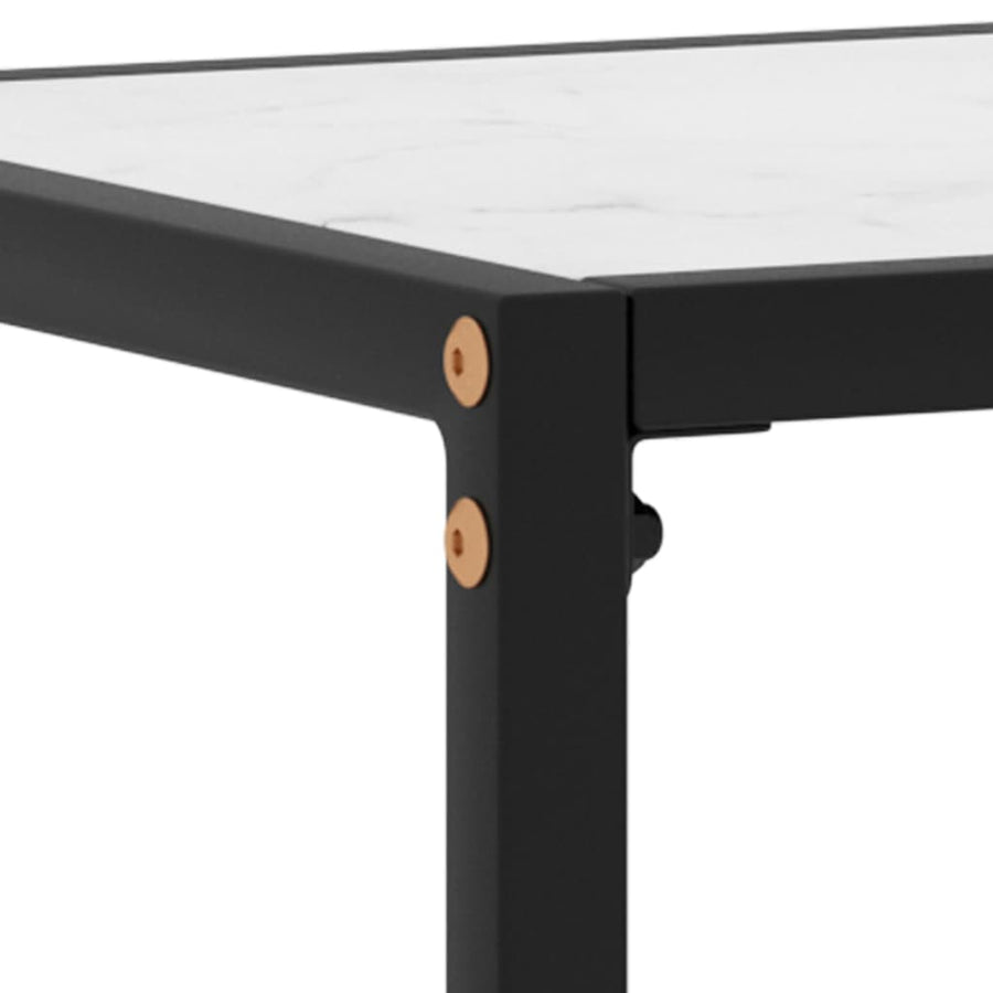 Wandtafel 100x35x75 cm gehard glas wit 100 x 35 x 75 cm Zonder pootjes