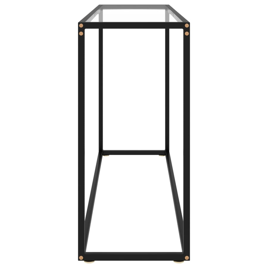Wandtafel 120x35x75 cm gehard glas transparant 1 120 x 35 x 75 cm Doorzichtig
