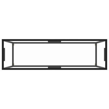 Wandtafel 120x35x75 cm gehard glas transparant 1 120 x 35 x 75 cm Doorzichtig