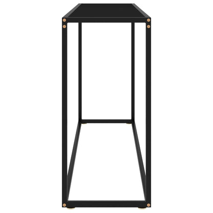 Wandtafel 120x35x75 cm gehard glas zwart 1 120 x 35 x 75 cm Zwart