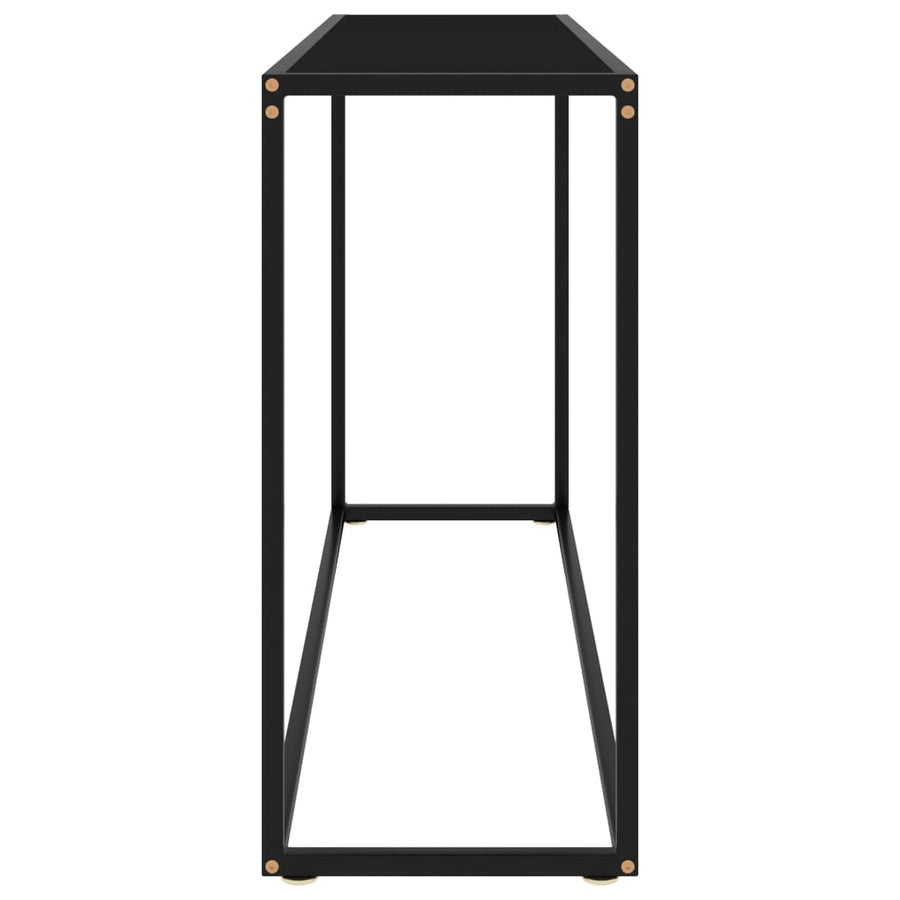 Wandtafel 120x35x75 cm gehard glas zwart 1 120 x 35 x 75 cm Zwart