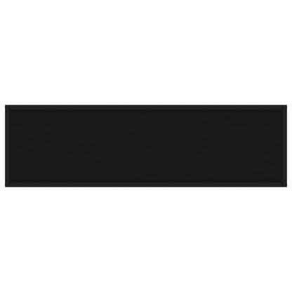 Wandtafel 120x35x75 cm gehard glas zwart 1 120 x 35 x 75 cm Zwart