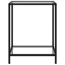 Wandtafel 60x35x75 cm gehard glas transparant 60 x 35 x 75 cm Met pootjes