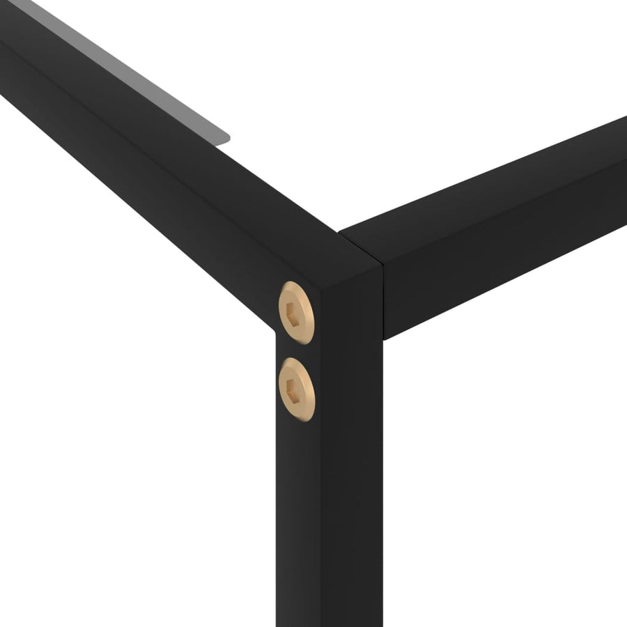 Wandtafel 80x35x75 cm gehard glas transparant 80 x 35 x 75 cm Met pootjes