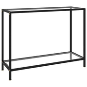 Wandtafel 100x35x75 cm glas staal