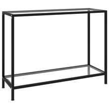 Wandtafel Gehard Glas Transparant Doorzichtig 100 x 35 x 75 cm Met pootjes