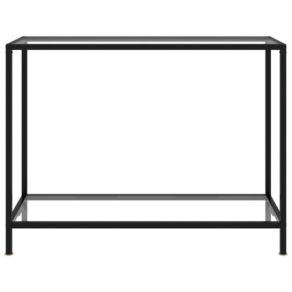 Wandtafel Gehard Glas Transparant Doorzichtig 100 x 35 x 75 cm Met pootjes