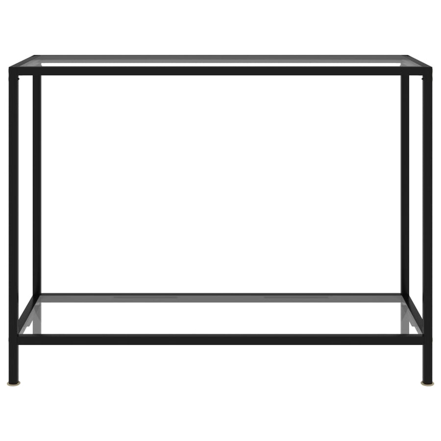 Wandtafel Gehard Glas Transparant Doorzichtig 100 x 35 x 75 cm Met pootjes