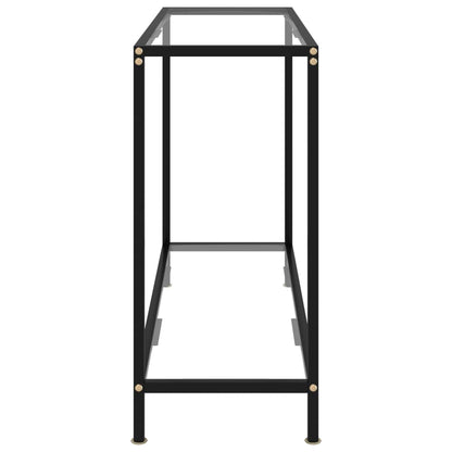 Wandtafel Gehard Glas Transparant Doorzichtig 100 x 35 x 75 cm Met pootjes