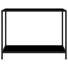 Wandtafel 100x35x75 cm gehard glas zwart 1 100 x 35 x 75 cm Zwart
