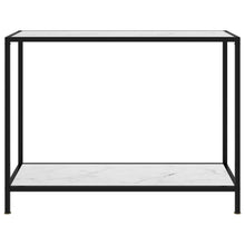 Wandtafel 100x35x75 cm gehard glas wit 1 100 x 35 x 75 cm Wit