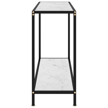 Wandtafel 100x35x75 cm gehard glas wit 1 100 x 35 x 75 cm Wit