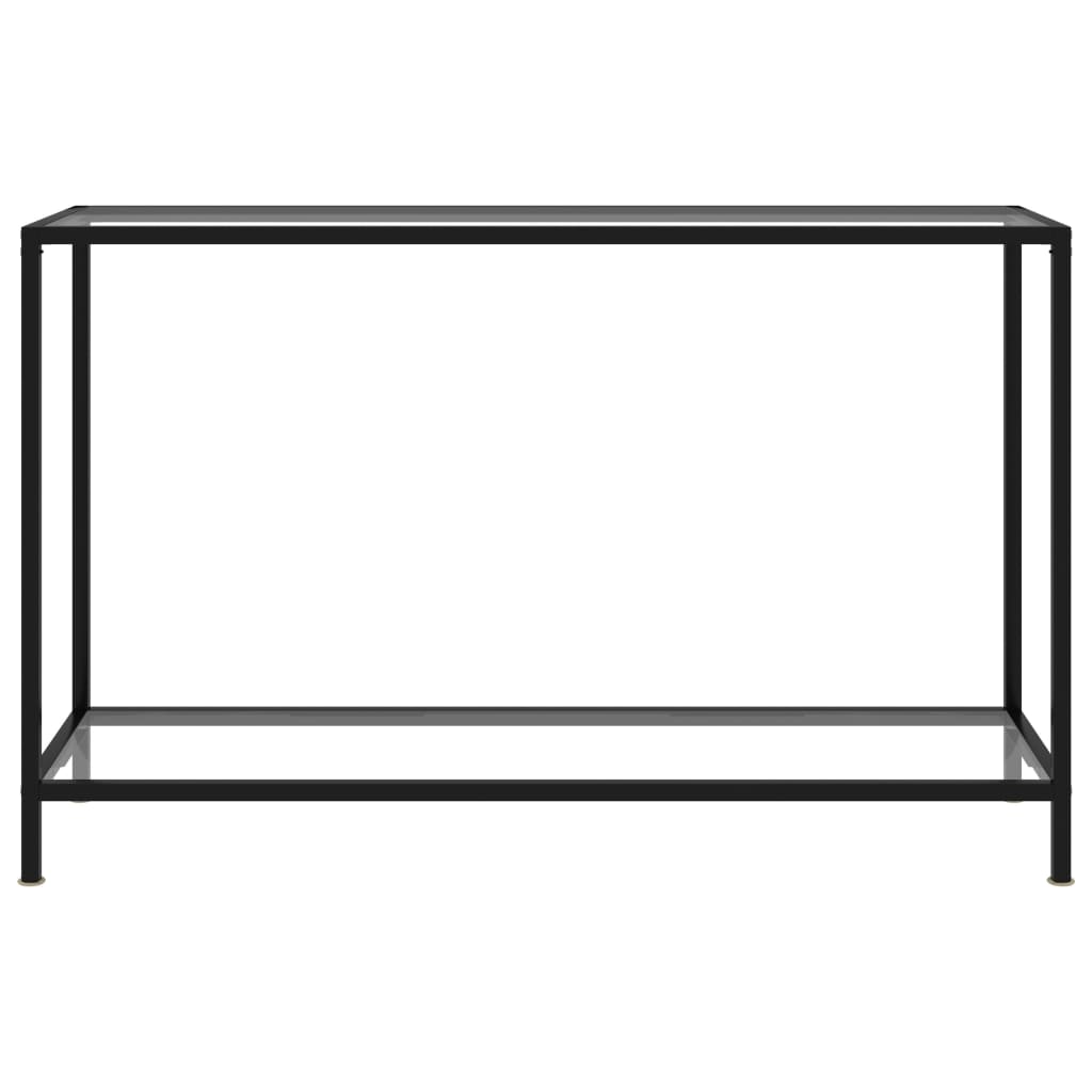 Wandtafel 120x35x75 cm gehard glas transparant 120 x 35 x 75 cm Met pootjes