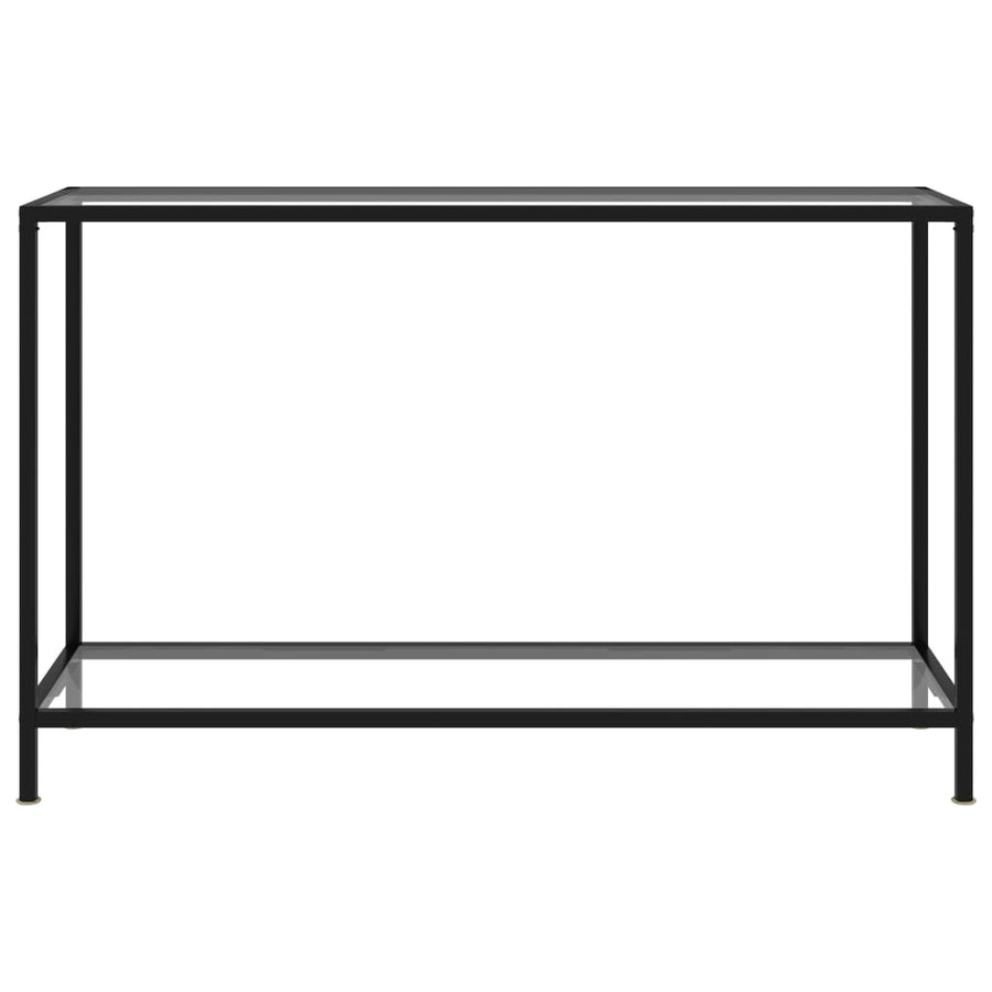 Wandtafel 120x35x75 cm gehard glas transparant 120 x 35 x 75 cm Met pootjes