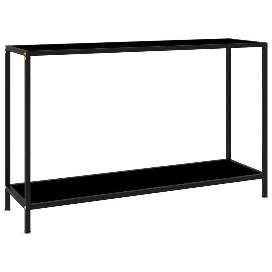 Wandtafel 120x35x75 cm gehard glas zwart 1 120 x 35 x 75 cm Zwart