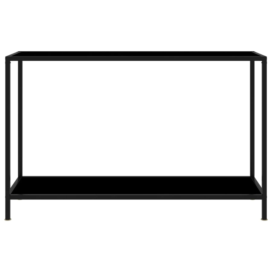 Wandtafel 120x35x75 cm gehard glas zwart 1 120 x 35 x 75 cm Zwart