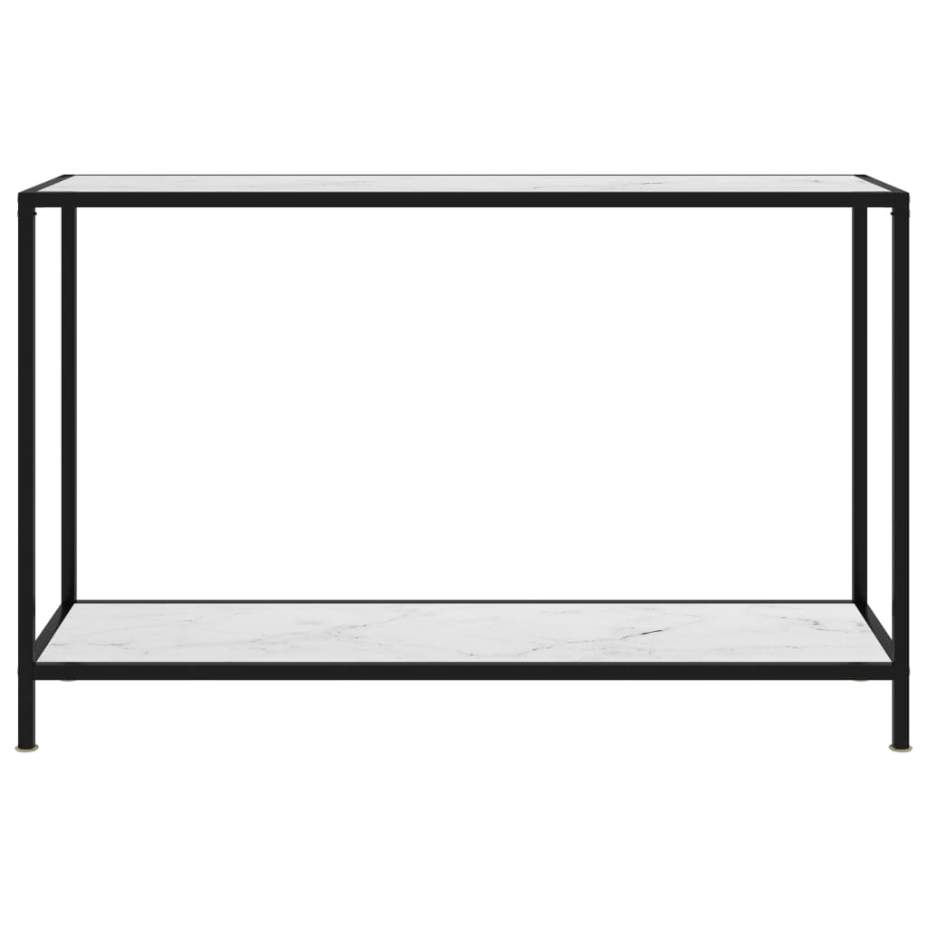 Wandtafel 120x35x75 cm gehard glas wit 1 120 x 35 x 75 cm Wit