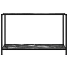 Wandtafel 120x35x75 cm gehard glas zwart 1 120 x 35 x 75 cm Zwart en wit