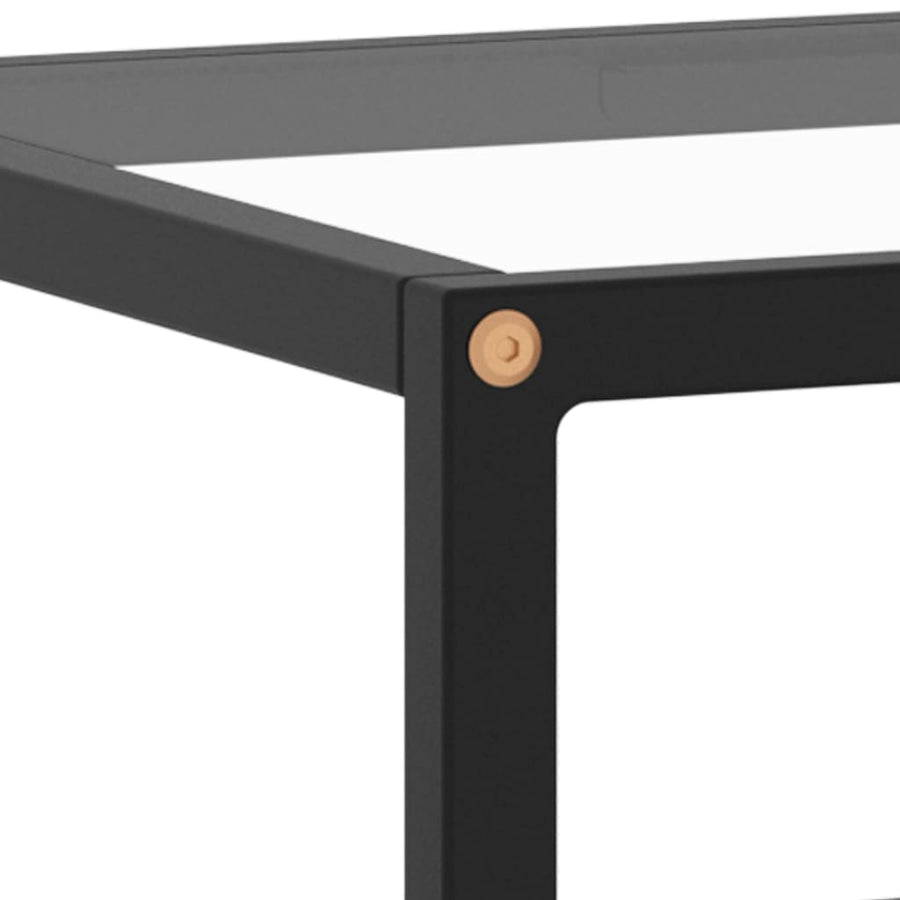 Tv-Meubel Met Gehard Glas 100X40X40 Cm Zwart 100 cm