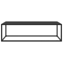 Salontafel Met Glas 120 x 50 x 35 cm Zwart