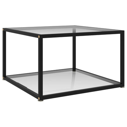 Salontafel Gehard Glas Transparant 60 x 60 x 35 cm Doorzichtig