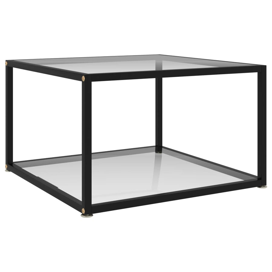Salontafel Gehard Glas Transparant 60 x 60 x 35 cm Doorzichtig