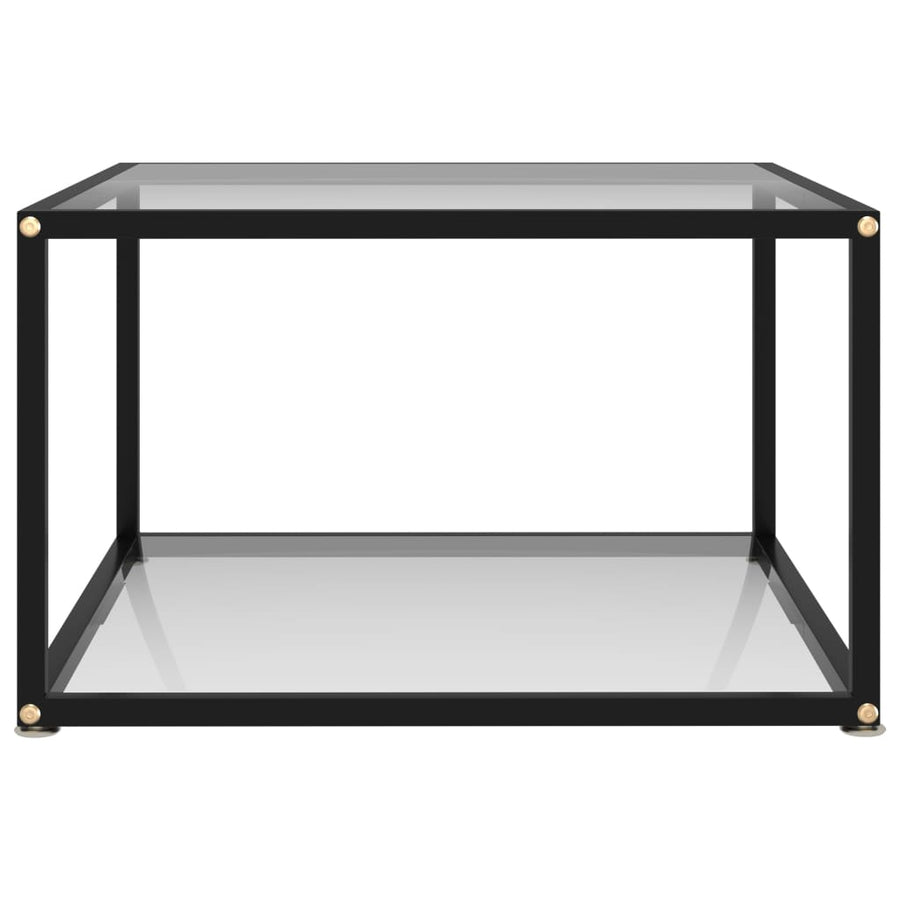 Salontafel Gehard Glas Transparant 60 x 60 x 35 cm Doorzichtig