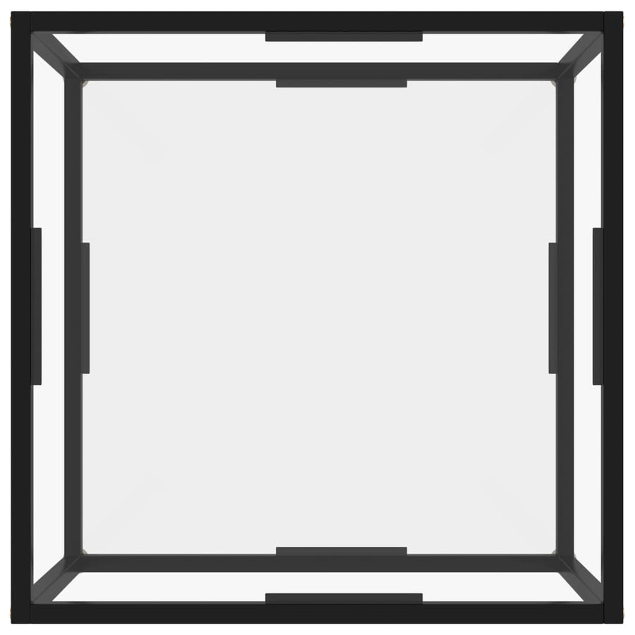 Salontafel Gehard Glas Transparant 60 x 60 x 35 cm Doorzichtig