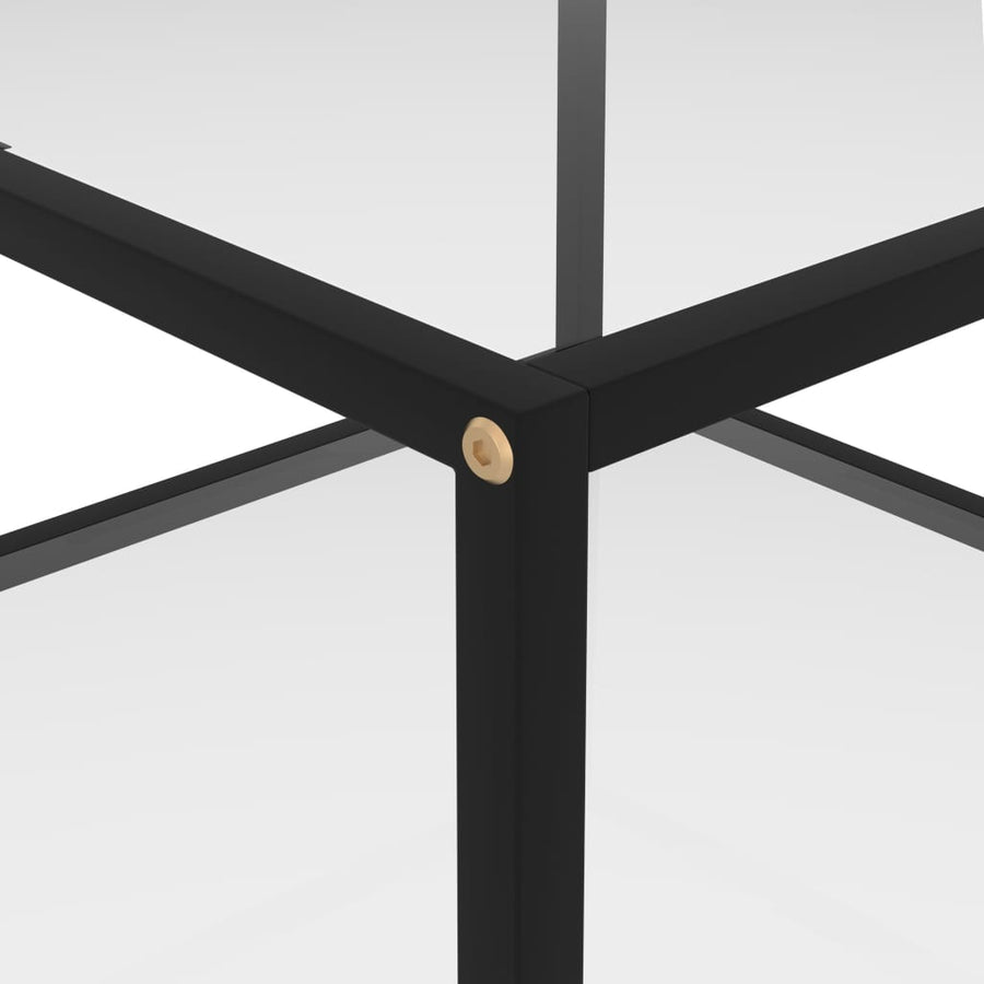 Salontafel Gehard Glas Transparant 60 x 60 x 35 cm Doorzichtig