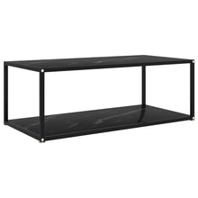 Salontafel Gehard Glas Zwart 100 x 50 x 35 cm