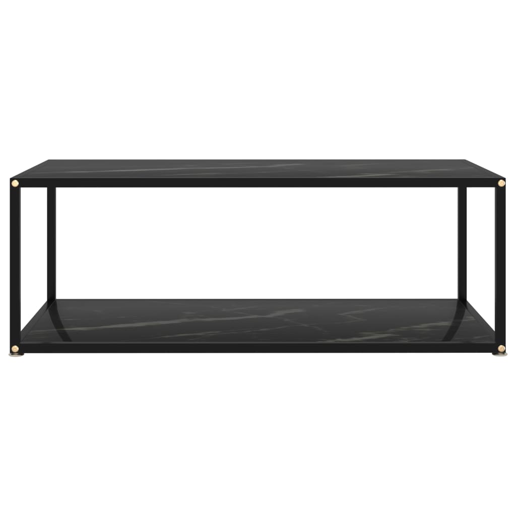 Salontafel Gehard Glas Zwart 100 x 50 x 35 cm