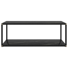 Salontafel Gehard Glas Zwart 100 x 50 x 35 cm