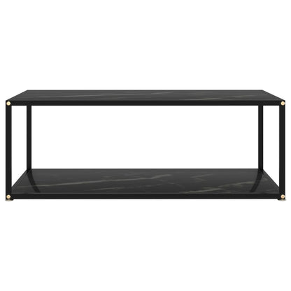 Salontafel Gehard Glas Zwart 100 x 50 x 35 cm