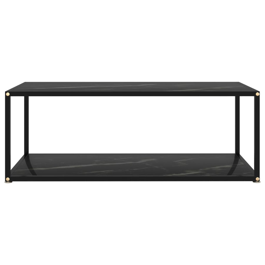 Salontafel Gehard Glas Zwart 100 x 50 x 35 cm