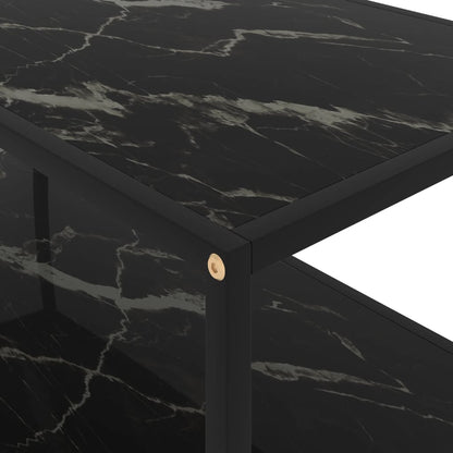 Salontafel Gehard Glas Zwart 100 x 50 x 35 cm