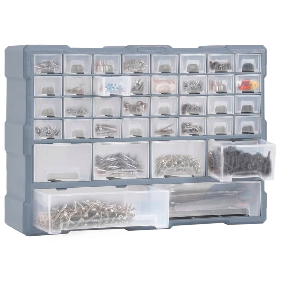 Organiser Met 52X6X37,5 Cm 40 lades Grijs