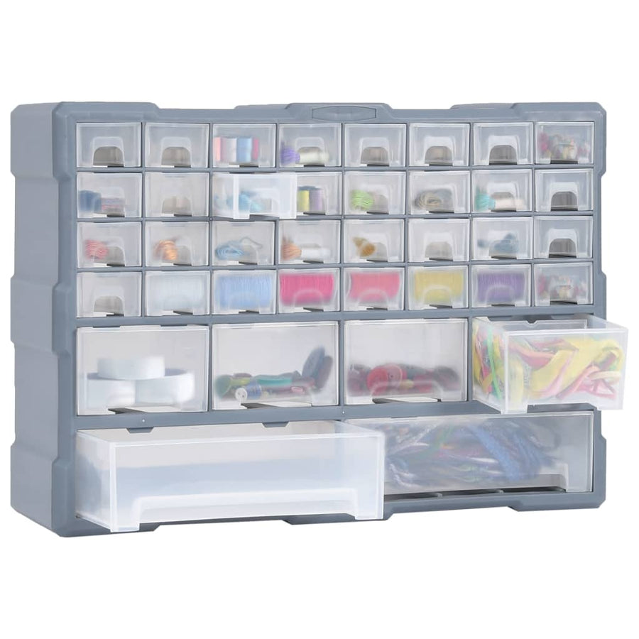 Organiser Met 52X6X37,5 Cm 40 lades Grijs
