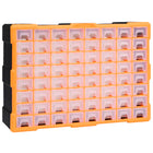 Organiser Met 52X6X37,5 Cm 64 lades Oranje en zwart